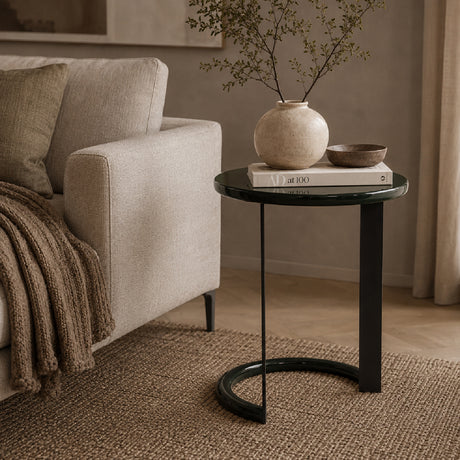   Modern European furniture - Green Lacquered Side Table - www.oroa.com | Oroa.com