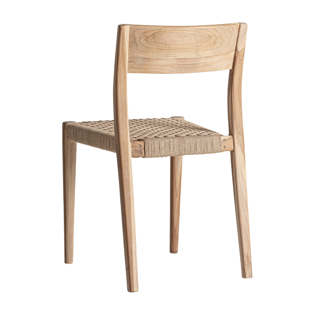   Modern European furniture - Natural Teak Dining Chairs (2) - www.oroa.com | Oroa.com