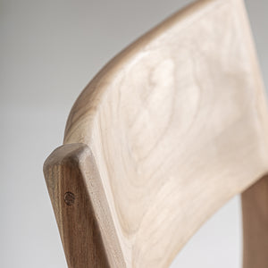   Modern European furniture - Natural Teak Dining Chairs (2) - www.oroa.com | Oroa.com