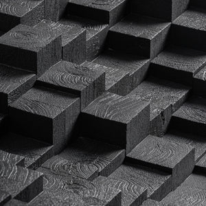   Black Geometric Base Coffee Table | Oroa.com