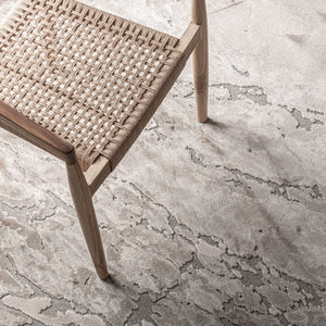   Brown Viscose Round Carpet | Oroa.com