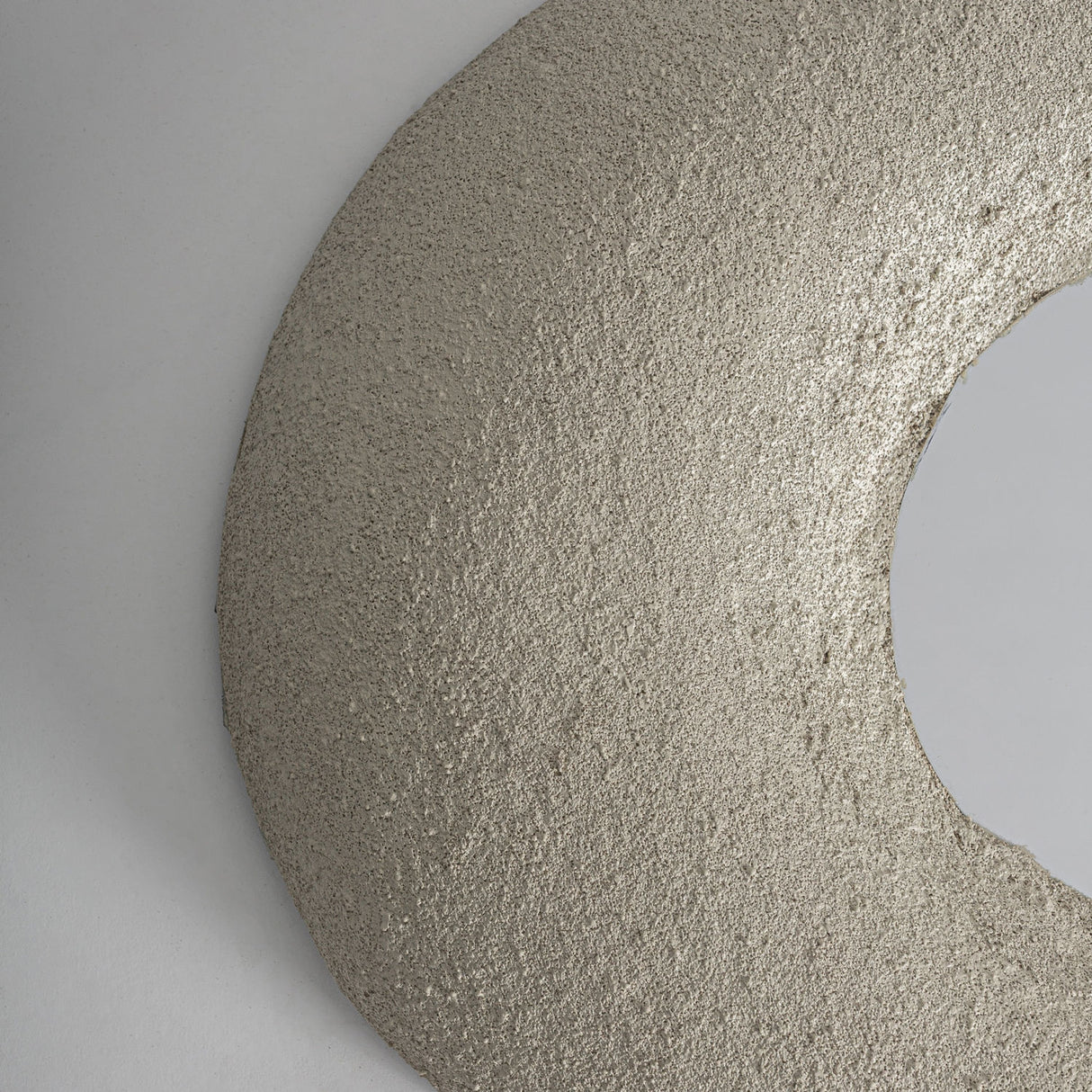   Beige Organic-Shaped Mirror | Oroa.com