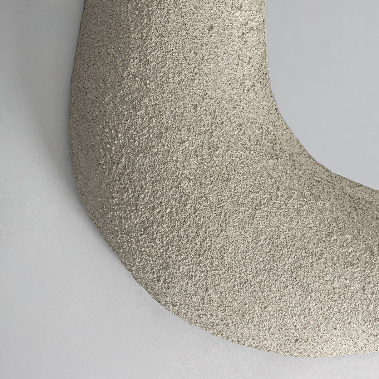  Beige Organic-Shaped Mirror | Oroa.com