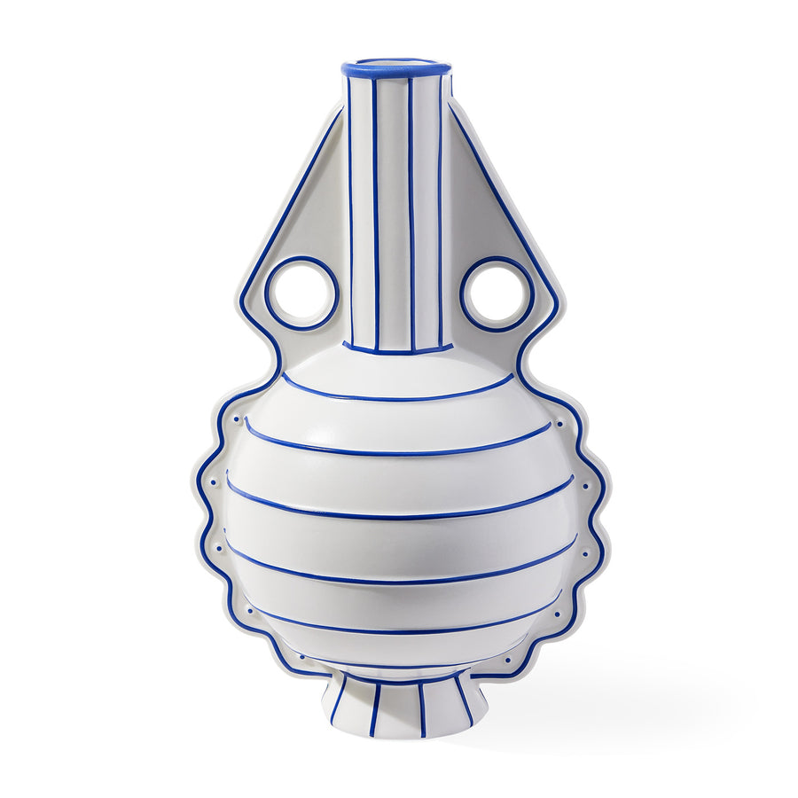 Matte White Porcelain Vase L | Jonathan Adler Venezia | Oroa.com