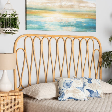 Rattan Rods Queen Sized Headboard | Bali Loom Carrick | Oroa.com