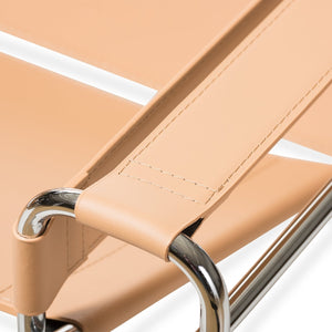 Leather Inspired Strips Accent Chair | Bali Loom Jericho | Oroa.com