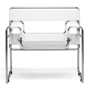 Leather Inspired Strips Accent Chair | Bali Loom Jericho | Oroa.com