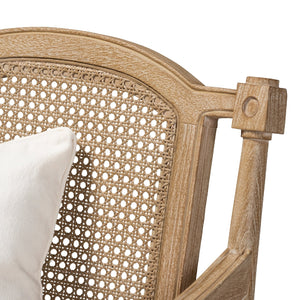 Carved Wood Framed Accent Chair | Bali Loom Clemence | Oroa.com