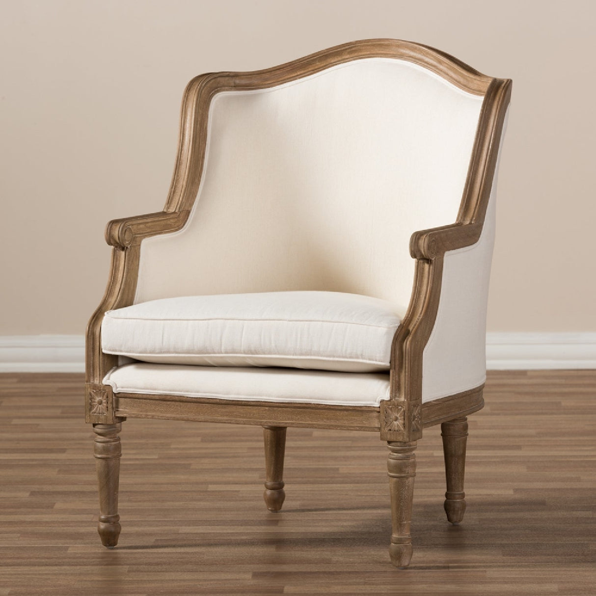 Traditional French Accent Chair | Bali Loom Charlemagne | Oroa.com