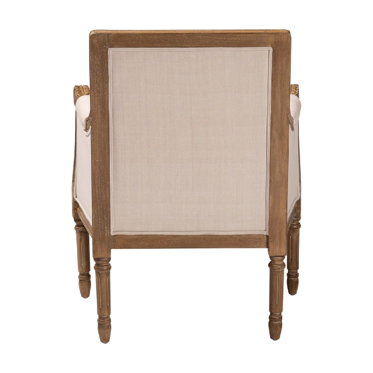 Modern European furniture - Beige Linen Accent Chair - www.oroa.com