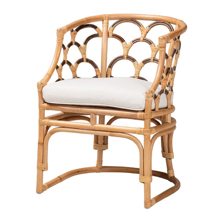 Bohemian Rattan Accent Chair | Bali Loom Aster | Oroa.com