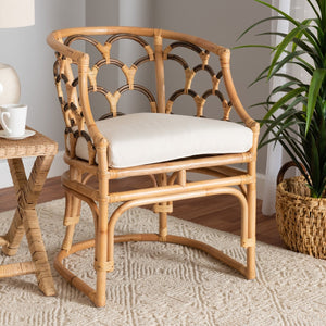 Bohemian Rattan Accent Chair | Bali Loom Aster | Oroa.com