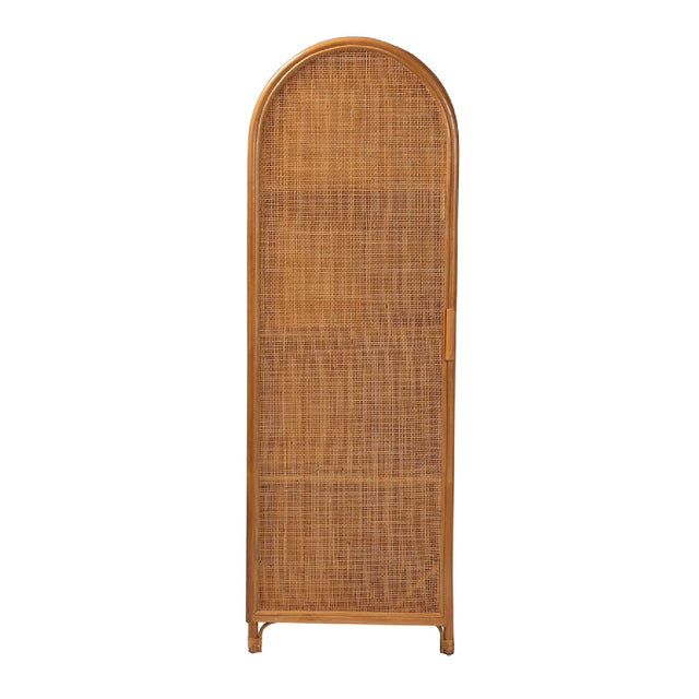 Modern European furniture - Arched Rattan Accent Cabinet - www.oroa.com