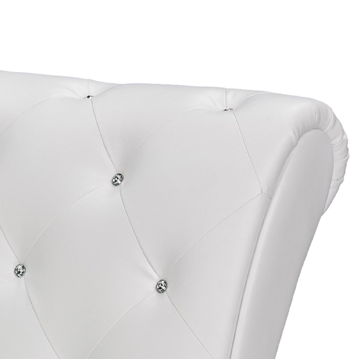 Modern European furniture - White Leather Inspired Chaise Lounge - www.oroa.com