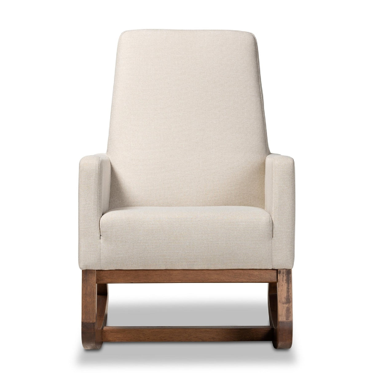Fabric Upholstered Rocking Chair | Bali Loom Yashiya | Oroa.com