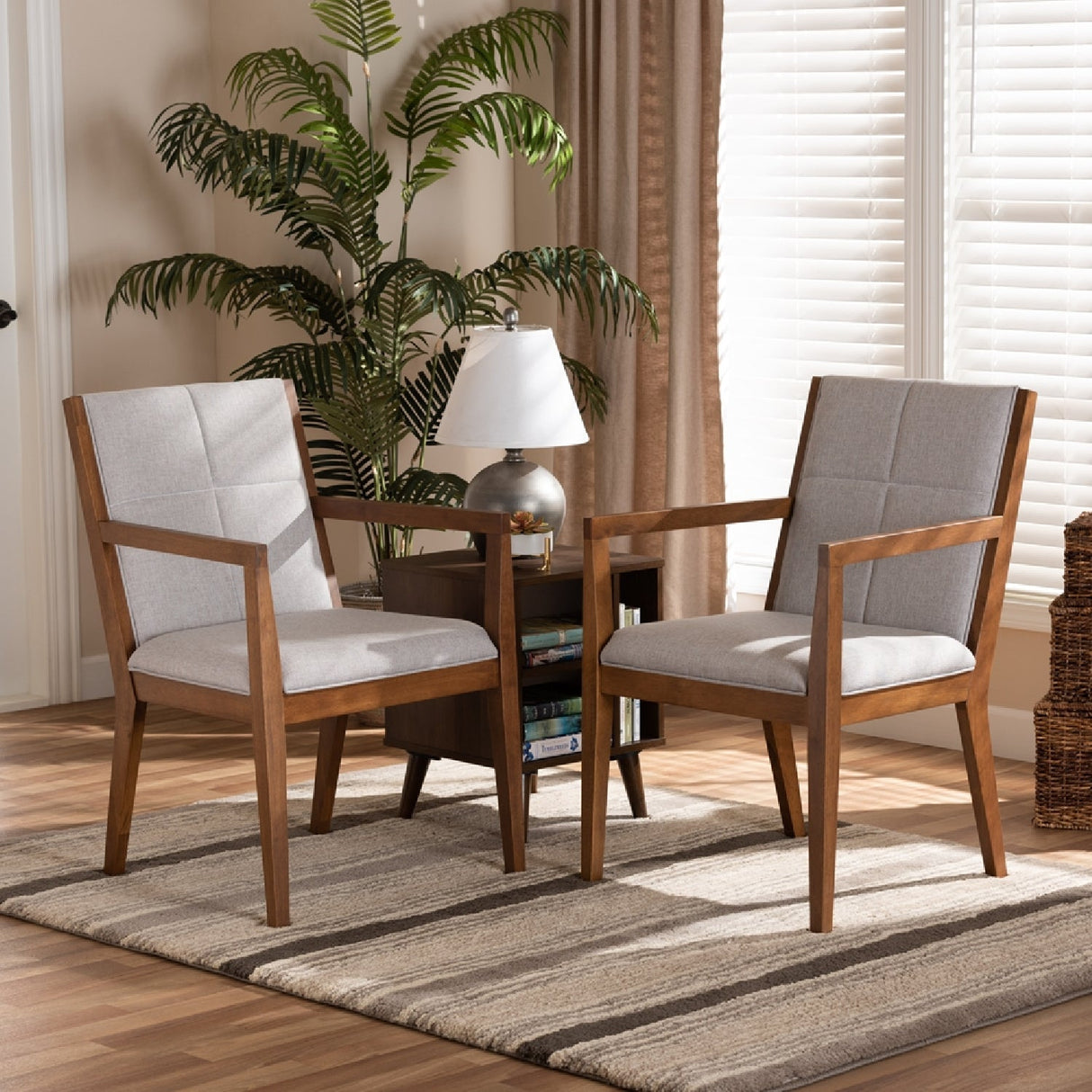 Square Stitched Accent Chairs 2 | Bali Loom Theresa | Oroa.com