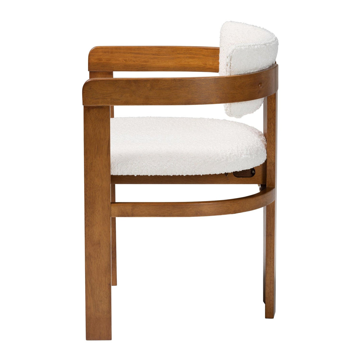 Cream Boucle Dining Chair | Bali Loom Carice | Oroa.com