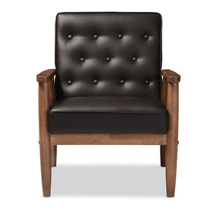 Button Tufted Lounge Chair | Bali Loom Sorrento 1 | Oroa.com