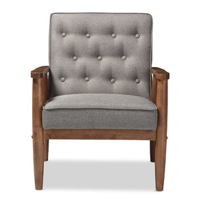 Button Tufted Lounge Chair | Bali Loom Sorrento 1 | Oroa.com