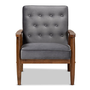 Button Tufted Lounge Chair | Bali Loom Sorrento | Oroa.com