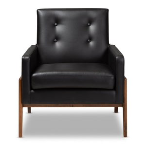 Button Tufted Back Lounge Chair | Bali Loom Perris | Oroa.com