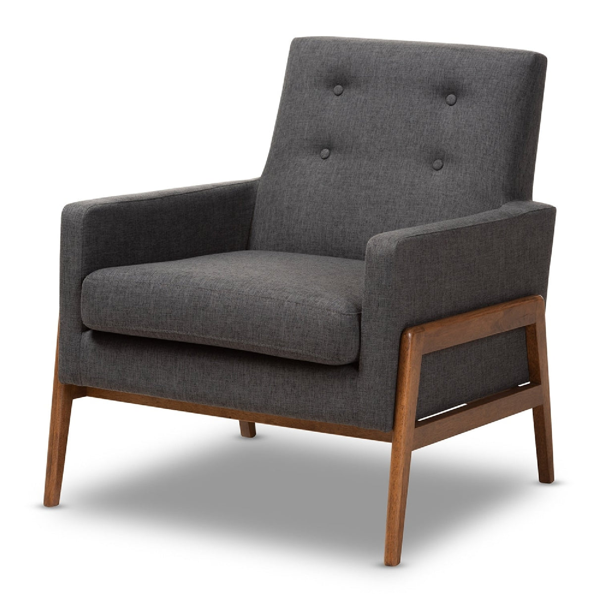 Button Tufted Back Lounge Chair | Bali Loom Perris | Oroa.com