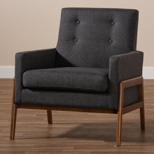 Button Tufted Back Lounge Chair | Bali Loom Perris | Oroa.com
