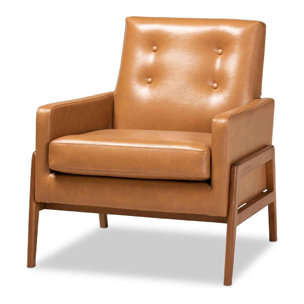 Button Tufted Back Lounge Chair | Bali Loom Perris | Oroa.com