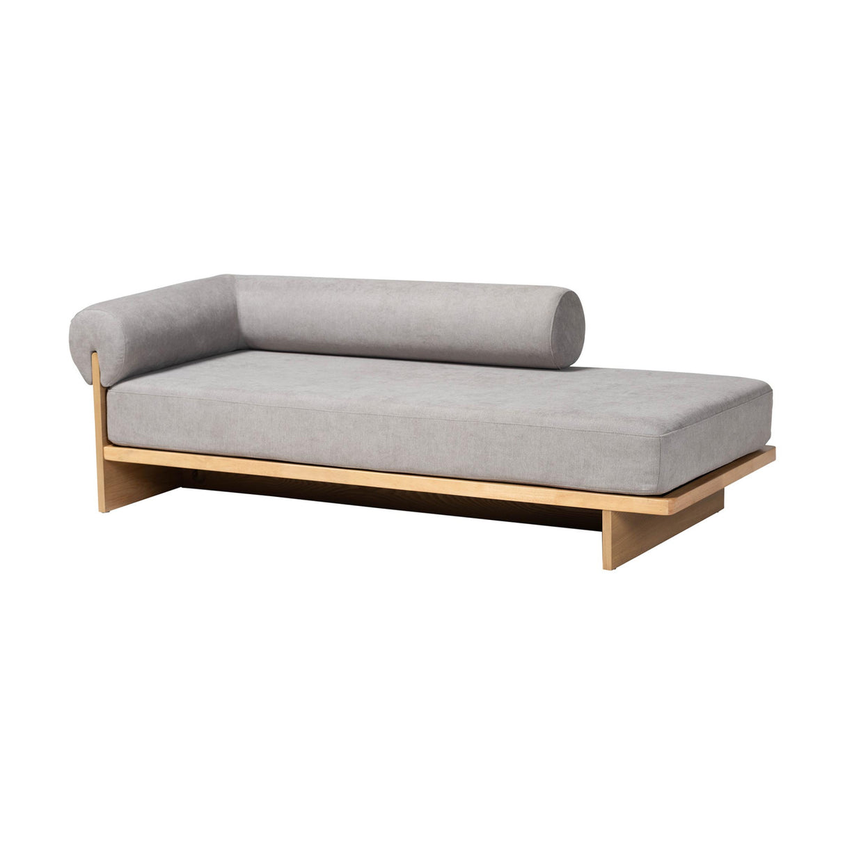 Gray Left-Arm Chaise Lounge | Bali Loom Bertille