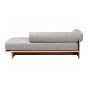 Gray Left-Arm Chaise Lounge | Bali Loom Bertille