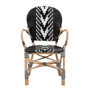Modern European furniture - Two Toned Weaving Dining Chair - www.oroa.com