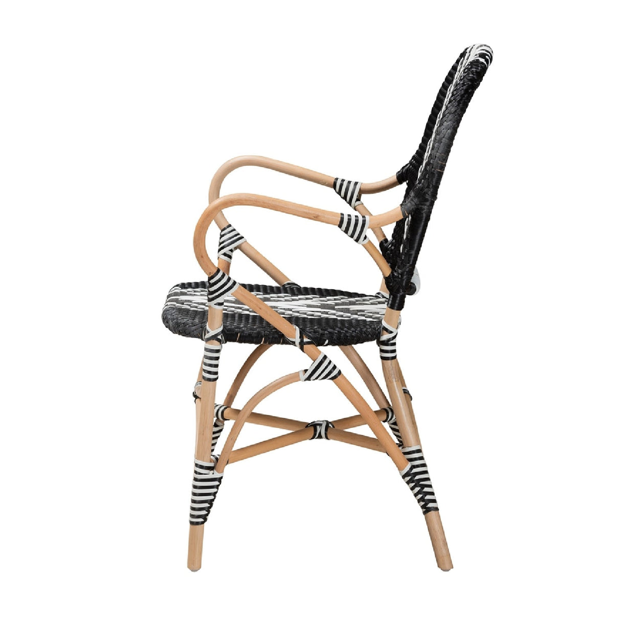 Modern European furniture - Two Toned Weaving Dining Chair - www.oroa.com