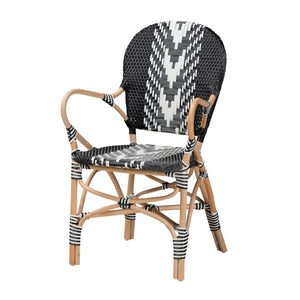 Modern European furniture - Two Toned Weaving Dining Chair - www.oroa.com