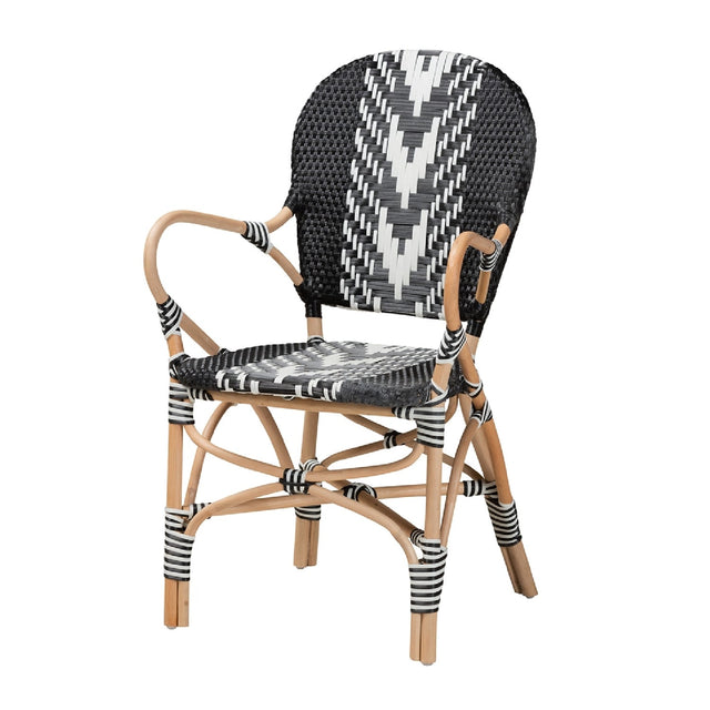 Modern European furniture - Two Toned Weaving Dining Chair - www.oroa.com