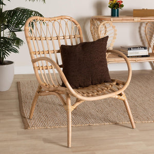 Modern European furniture - Rattan Openwork Bohemian Lounge Chair - www.oroa.com