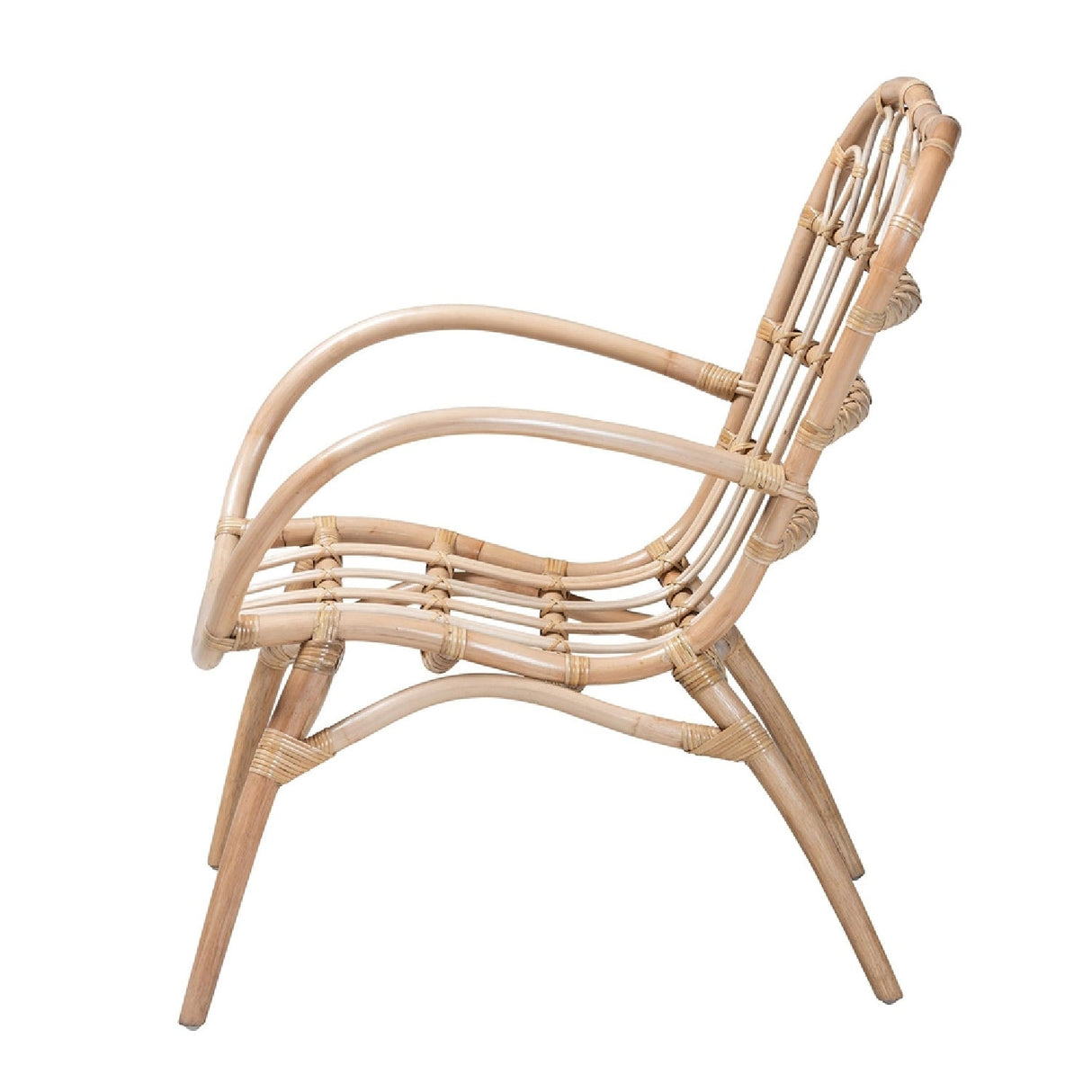 Modern European furniture - Rattan Openwork Bohemian Lounge Chair - www.oroa.com