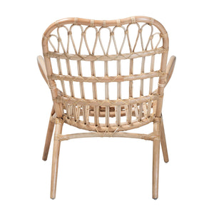 Modern European furniture - Rattan Openwork Bohemian Lounge Chair - www.oroa.com
