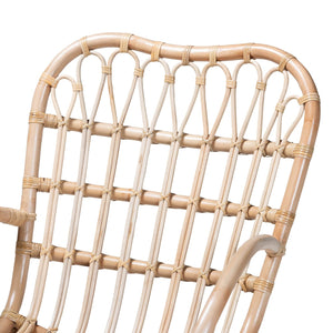 Modern European furniture - Rattan Openwork Bohemian Lounge Chair - www.oroa.com