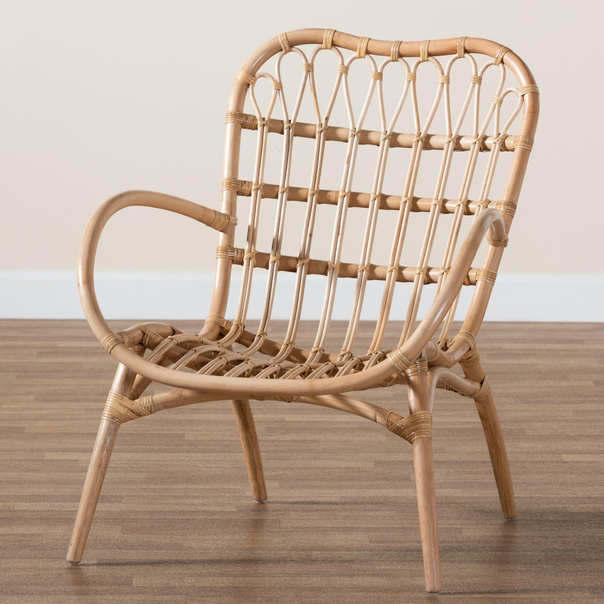 Modern European furniture - Rattan Openwork Bohemian Lounge Chair - www.oroa.com
