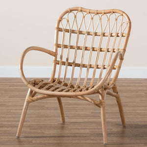 Modern European furniture - Rattan Openwork Bohemian Lounge Chair - www.oroa.com