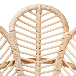 Modern European furniture - Flower Inspired Rattan Accent Chair - www.oroa.com