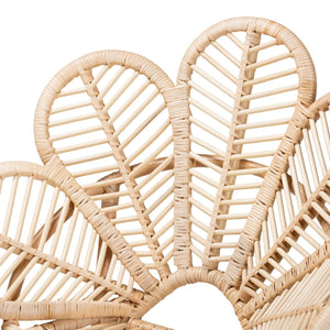 Modern European furniture - Flower Inspired Rattan Accent Chair - www.oroa.com