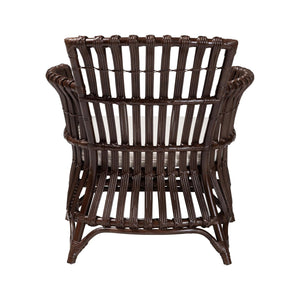 Modern European furniture - Dark Brown Bohemian Accent Chair - www.oroa.com