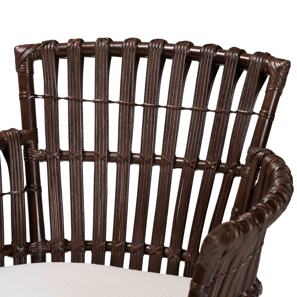 Modern European furniture - Dark Brown Bohemian Accent Chair - www.oroa.com