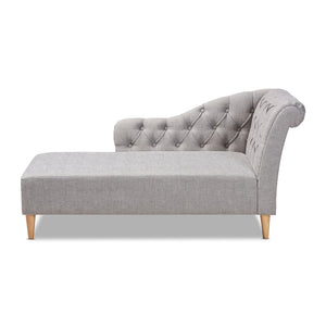 Scroll Back Tufted Chaise Lounge | Bali Loom Emeline | Oroa.com