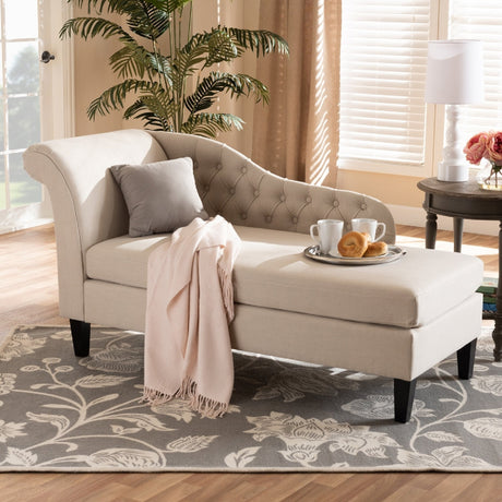 Tufted Fabric Chaise Lounge | Bali Loom Florent | Oroa.com