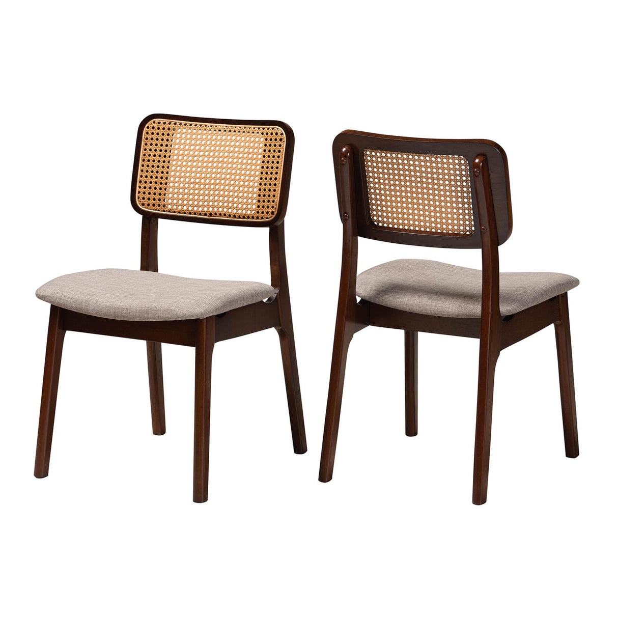   Modern European furniture - Woven Rattan Back Dining Chairs 2 - www.oroa.com | Oroa.com