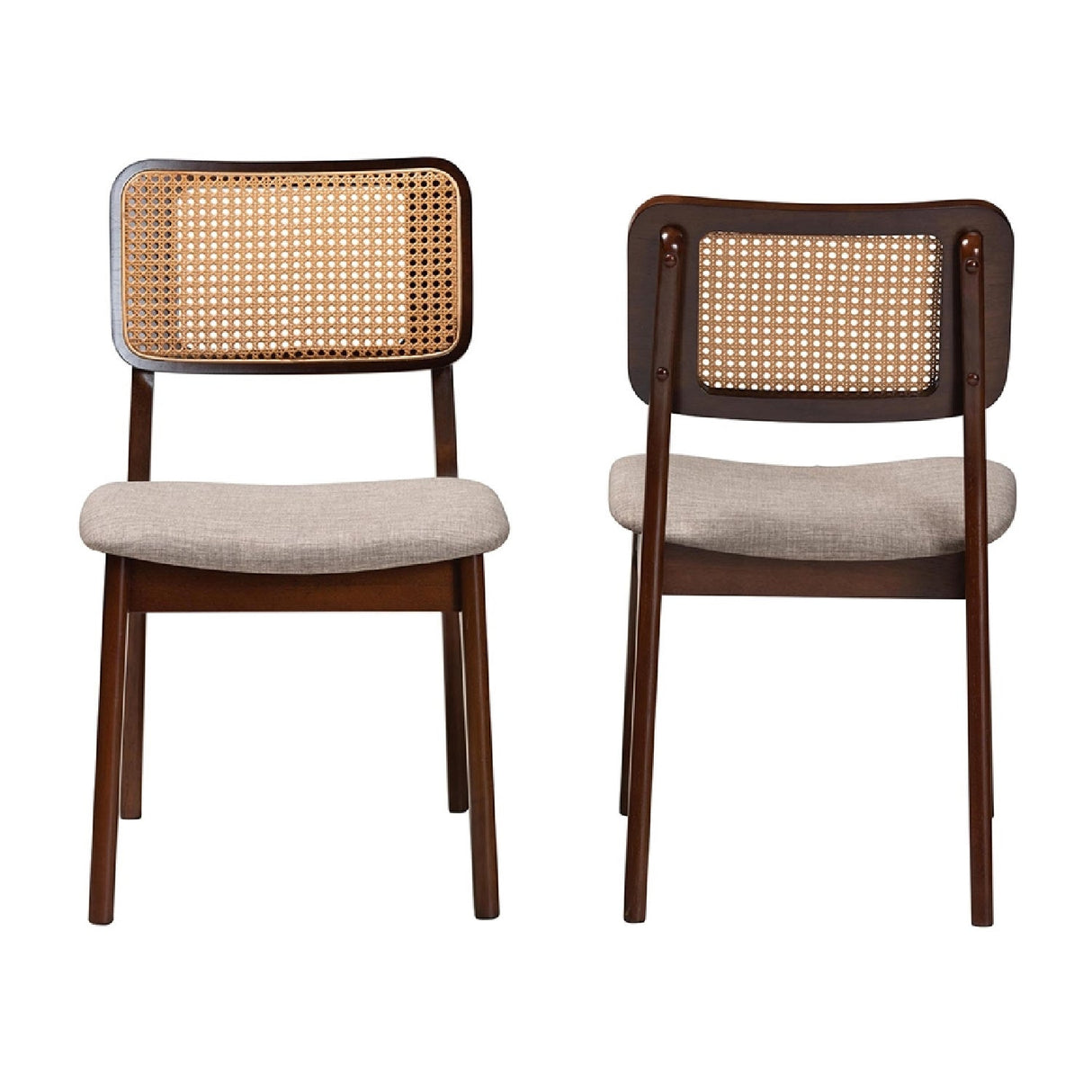   Modern European furniture - Woven Rattan Back Dining Chairs 2 - www.oroa.com | Oroa.com