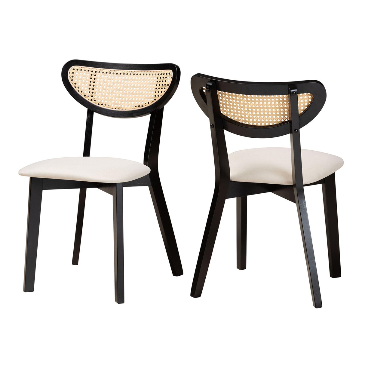   Modern European furniture - Crescent Rattan Back Dining Chairs 2 - www.oroa.com | Oroa.com
