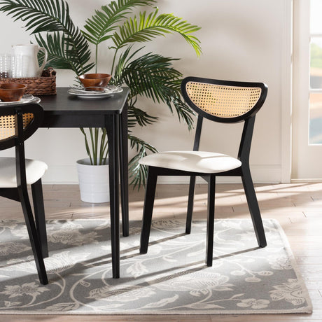   Modern European furniture - Crescent Rattan Back Dining Chairs 2 - www.oroa.com | Oroa.com